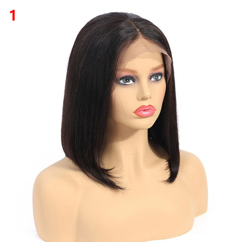Wig Women's Real Wig +Headgear