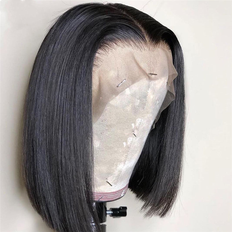 Wig Women's Real Wig +Headgear
