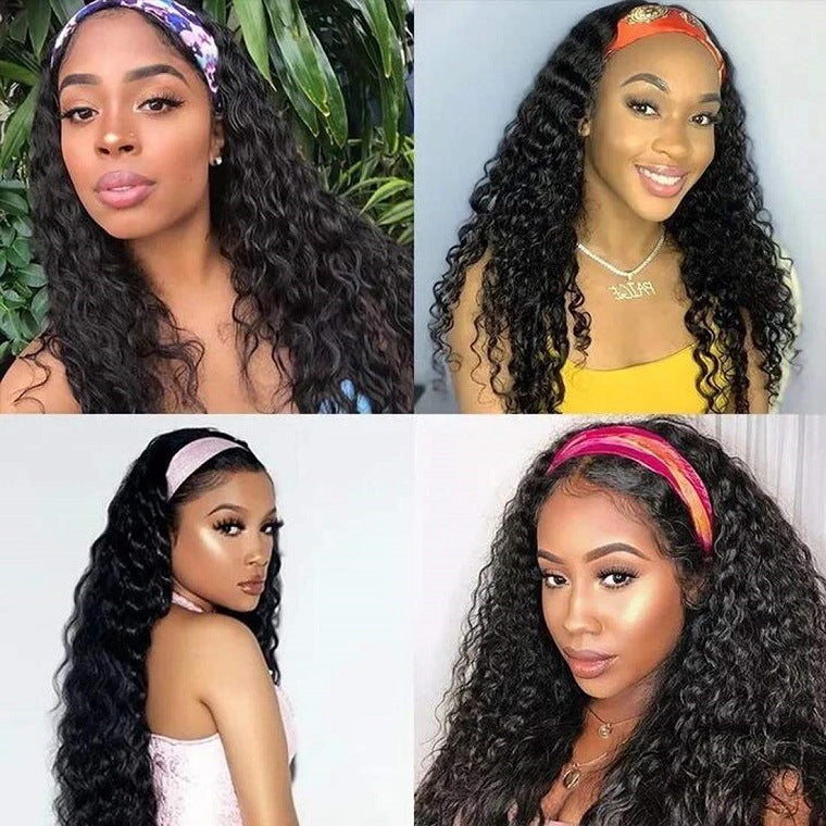 Small Black Curly real Hair Fluffy texture for QUEENS