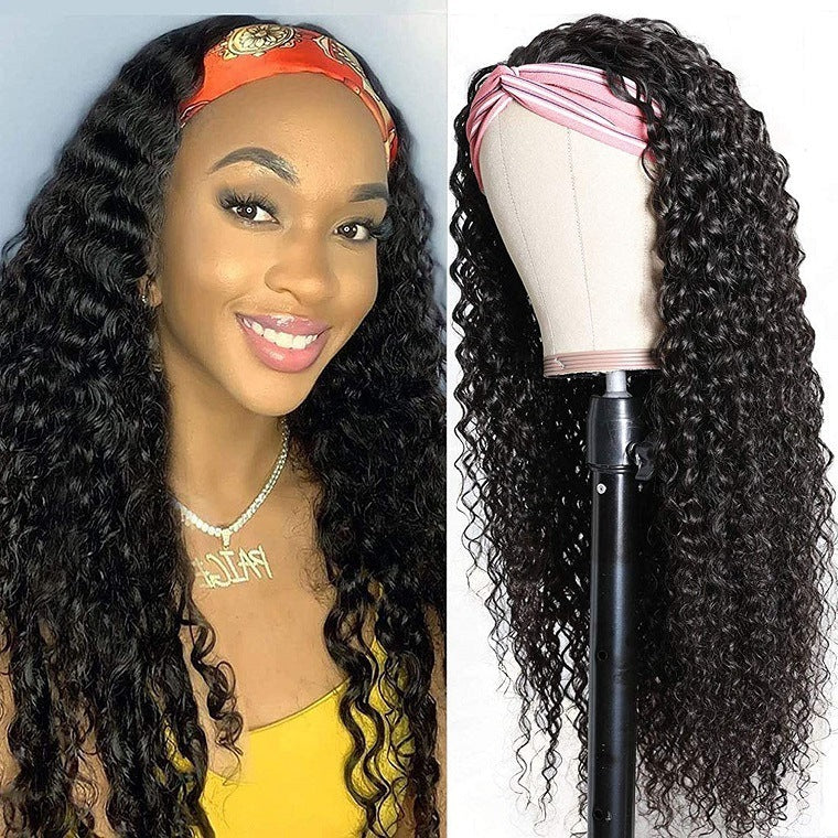 Small Black Curly real Hair Fluffy texture for QUEENS