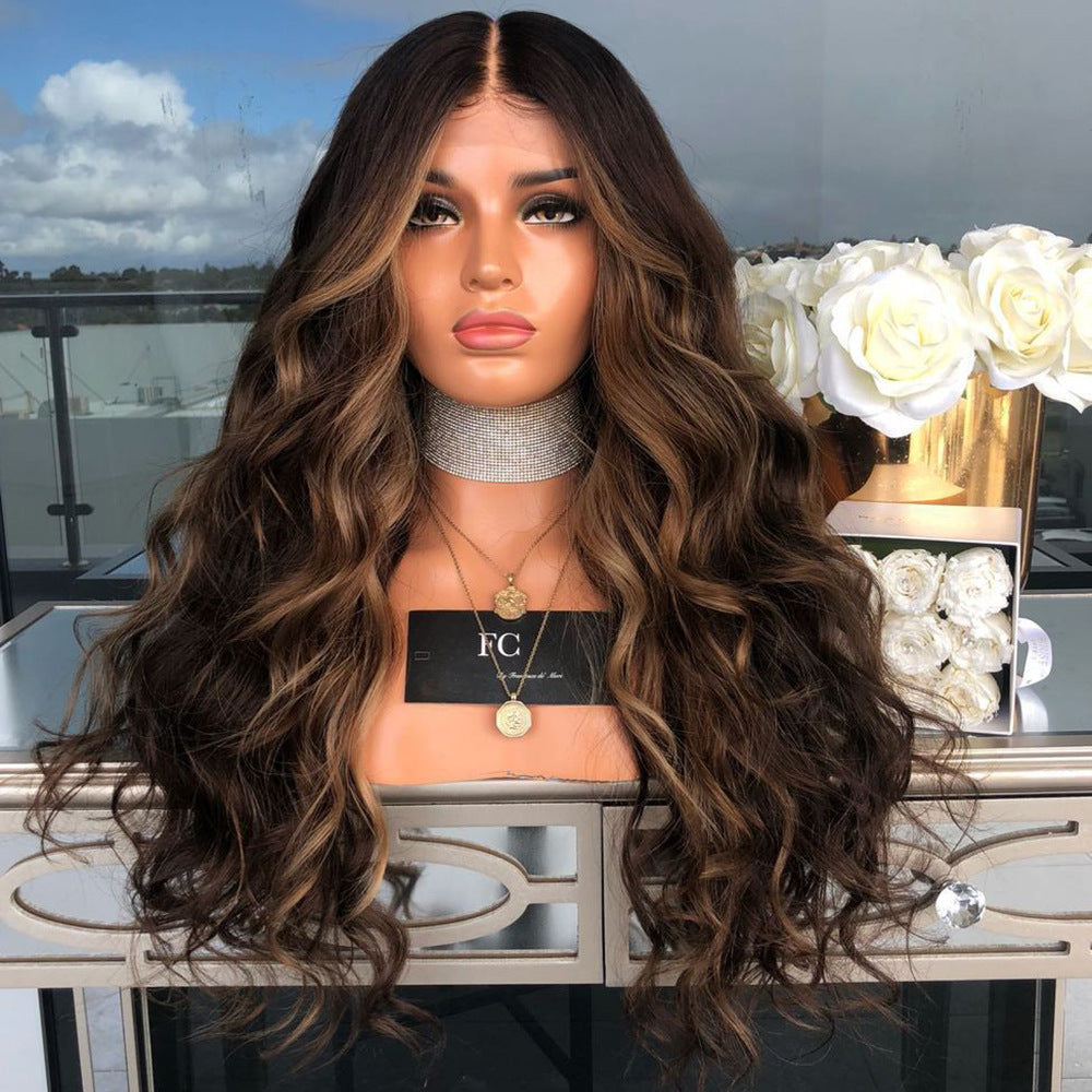 Long SEXY ELEGANT brown wig
