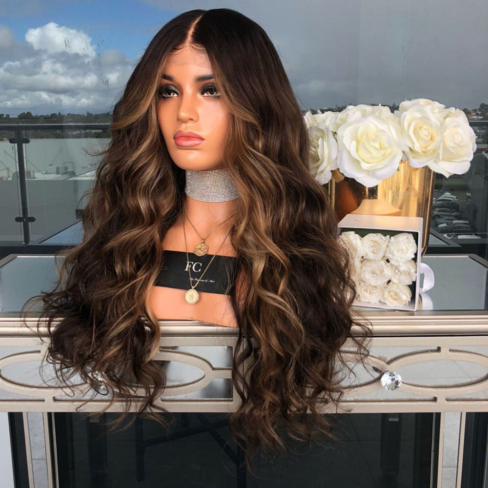 Long SEXY ELEGANT brown wig