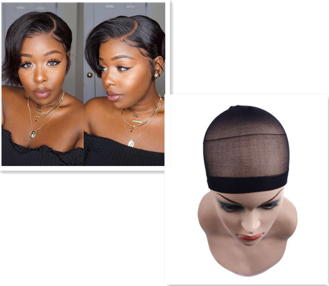 Part short wig cover sexy and elegant