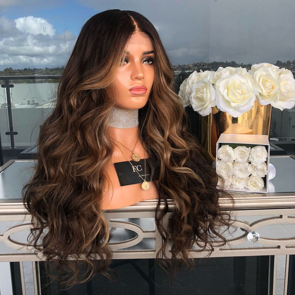 Long SEXY ELEGANT brown wig