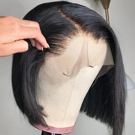 Wig Women's Real Wig +Headgear