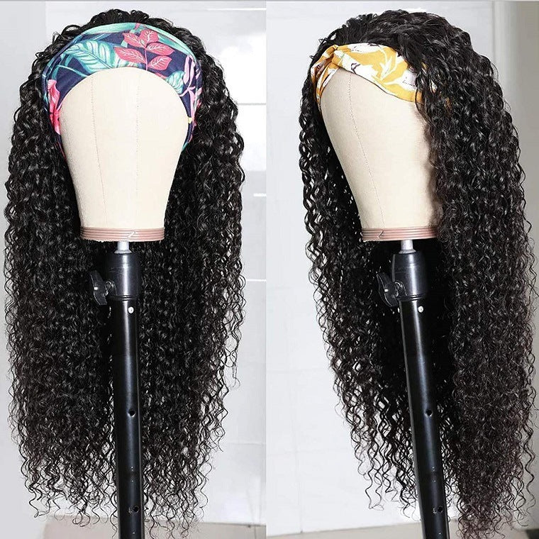 Small Black Curly real Hair Fluffy texture for QUEENS