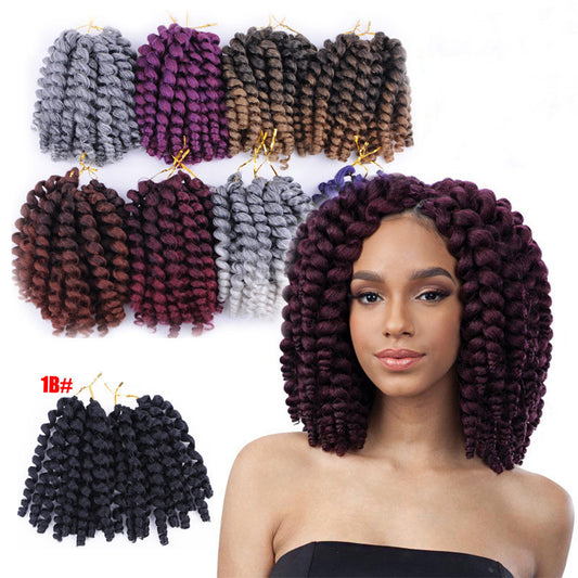 Lady's real effect wig