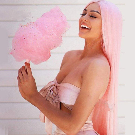 Long Straight Wig PINKY HOT SUMMER LADIES
