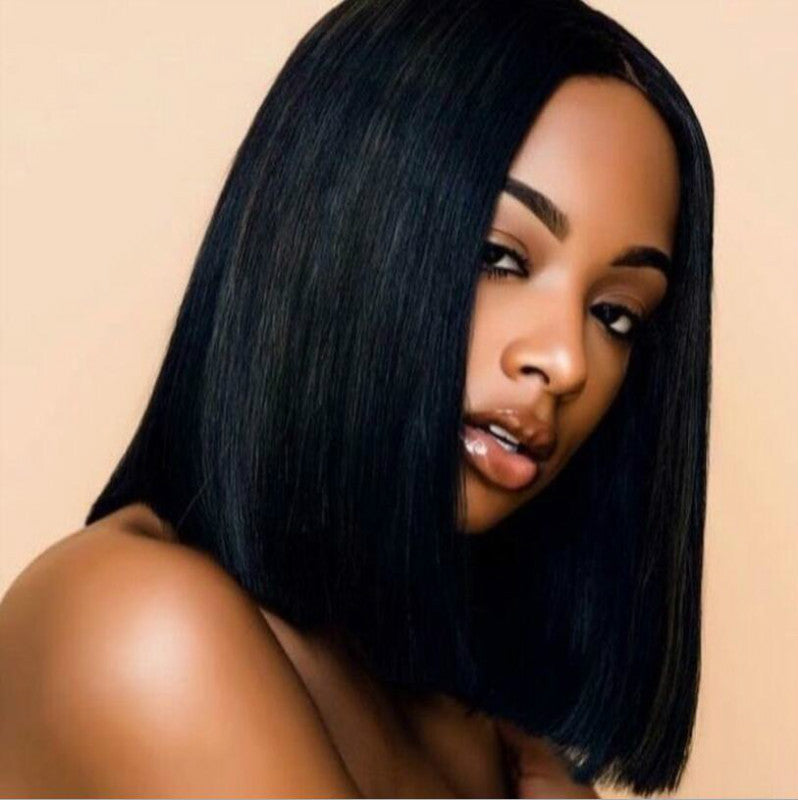 Bobo wig wig Brazilian hair
